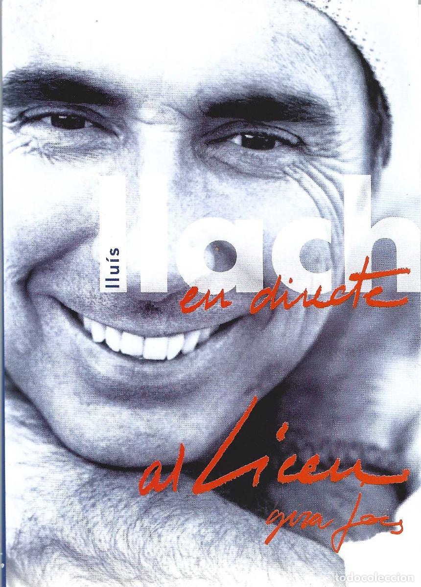V&iacute;deos y DVD musicales: LLU&Iacute;S LLACH EN DIRECTE AL LICEU - Foto 1