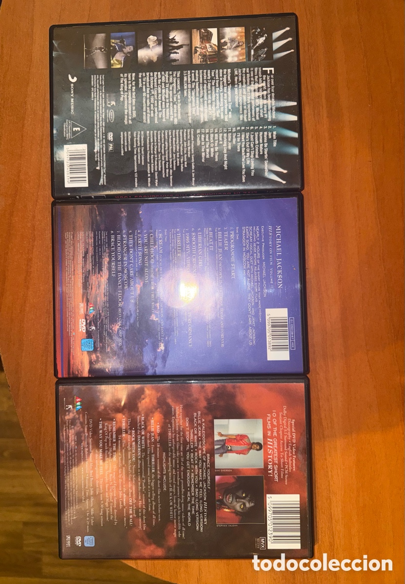 V&iacute;deos y DVD musicales: PACK 3 DVDs MICHAEL JACKSON - Foto 2
