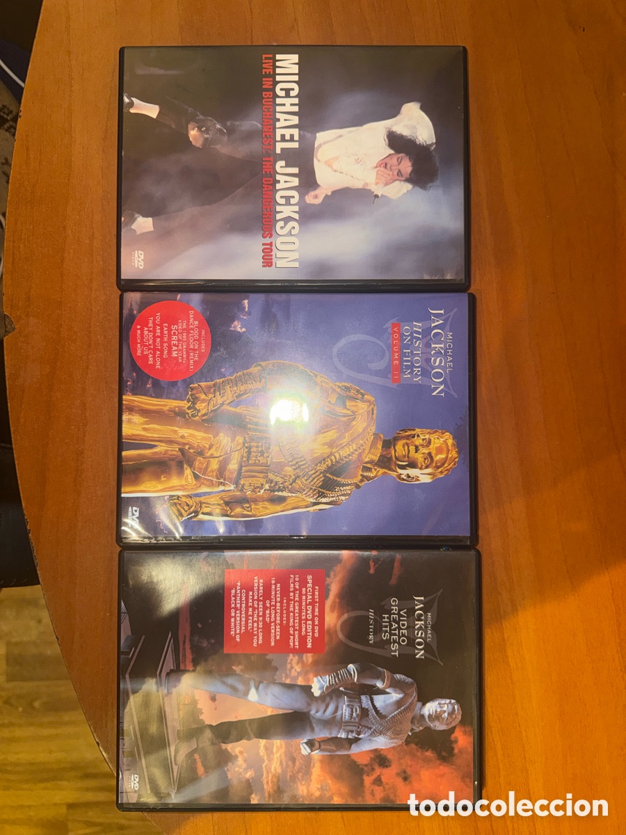 V&iacute;deos y DVD musicales: PACK 3 DVDs MICHAEL JACKSON - Foto 1
