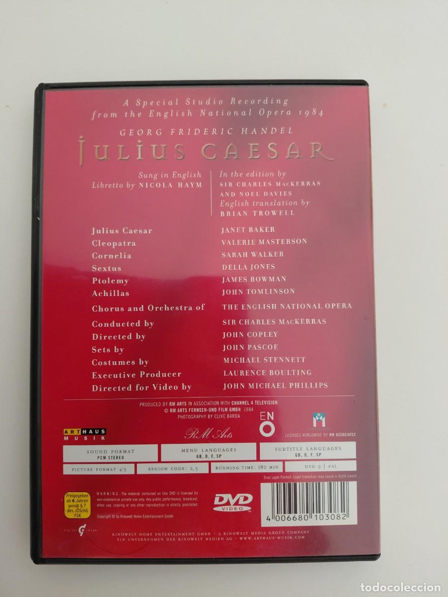 V&iacute;deos y DVD musicales: JULIUS CAESAR ( OPERA DE HAENDEL ) - DVD - Foto 3