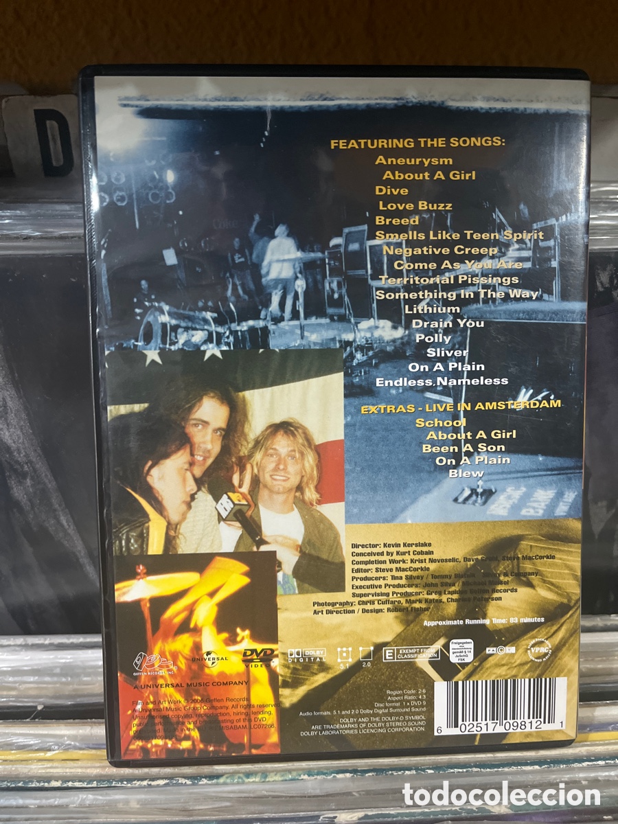 V&iacute;deos y DVD musicales: nirvana tonight sold out - Foto 2