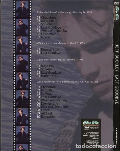 V&iacute;deos y DVD musicales: Jeff Buckley - Last Goodbye - Foto 2