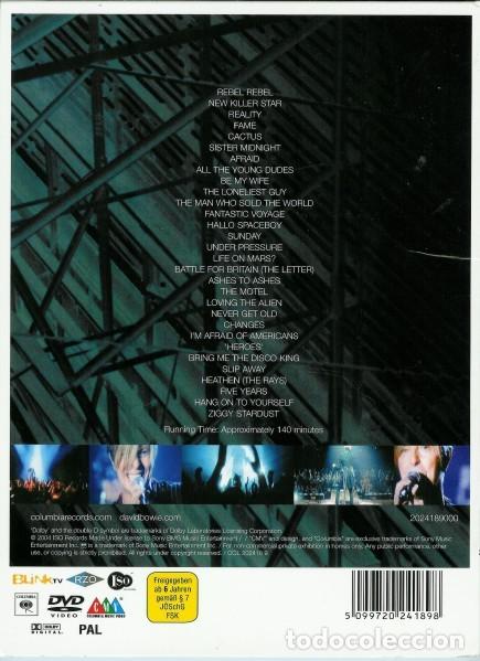 V&iacute;deos y DVD musicales: David Bowie - A Reality Tour - Foto 2