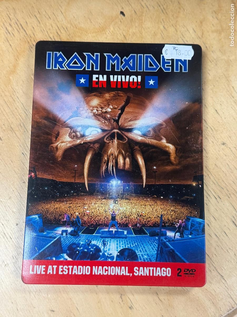 V&iacute;deos y DVD Musicales: IRON MAIDEN EN VIVO LIVE AT ESTADIO NACIONAL, SANTIAGO 2 DVD EDICION METALICA