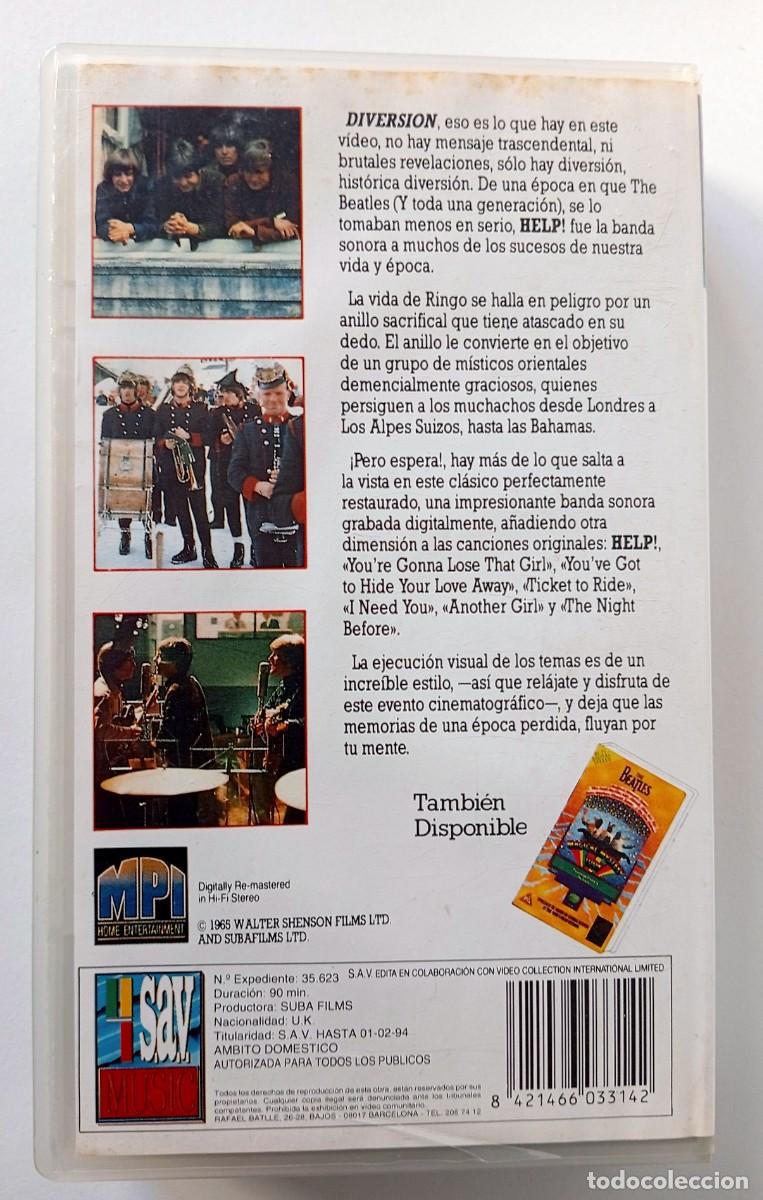 V&iacute;deos y DVD musicales: VIDEO VHS THE BEATLES - HELP! - Foto 2