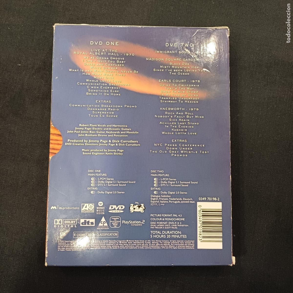 V&iacute;deos y DVD musicales: LED ZEPPELIN/LIVE/DVD 2 DISCOS. - Foto 5