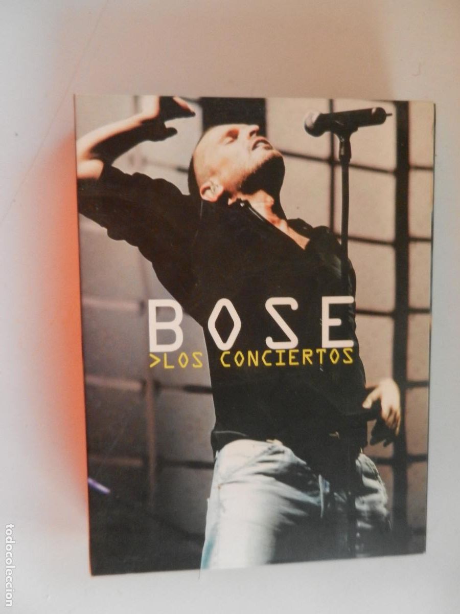 V&iacute;deos y DVD Musicales: BOS&Eacute; - LOS CONCIERTOS - -6-DVD+LIBRETO -2005- WARNER MUSIC - MIGUEL BOS&Eacute;