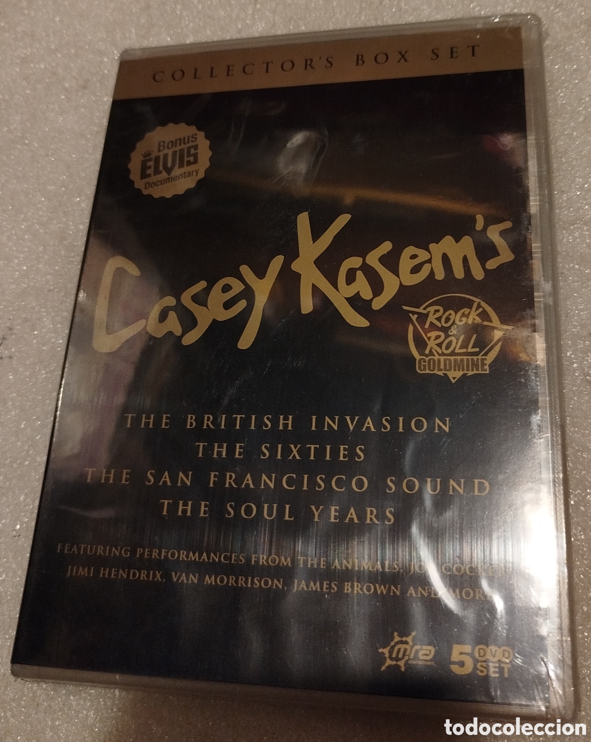 V&iacute;deos y DVD Musicales: Casey Kasem's Rock & Roll Goldmine 5 Disc DVD Collector's Box Set. Ingles. SIN ABRIR