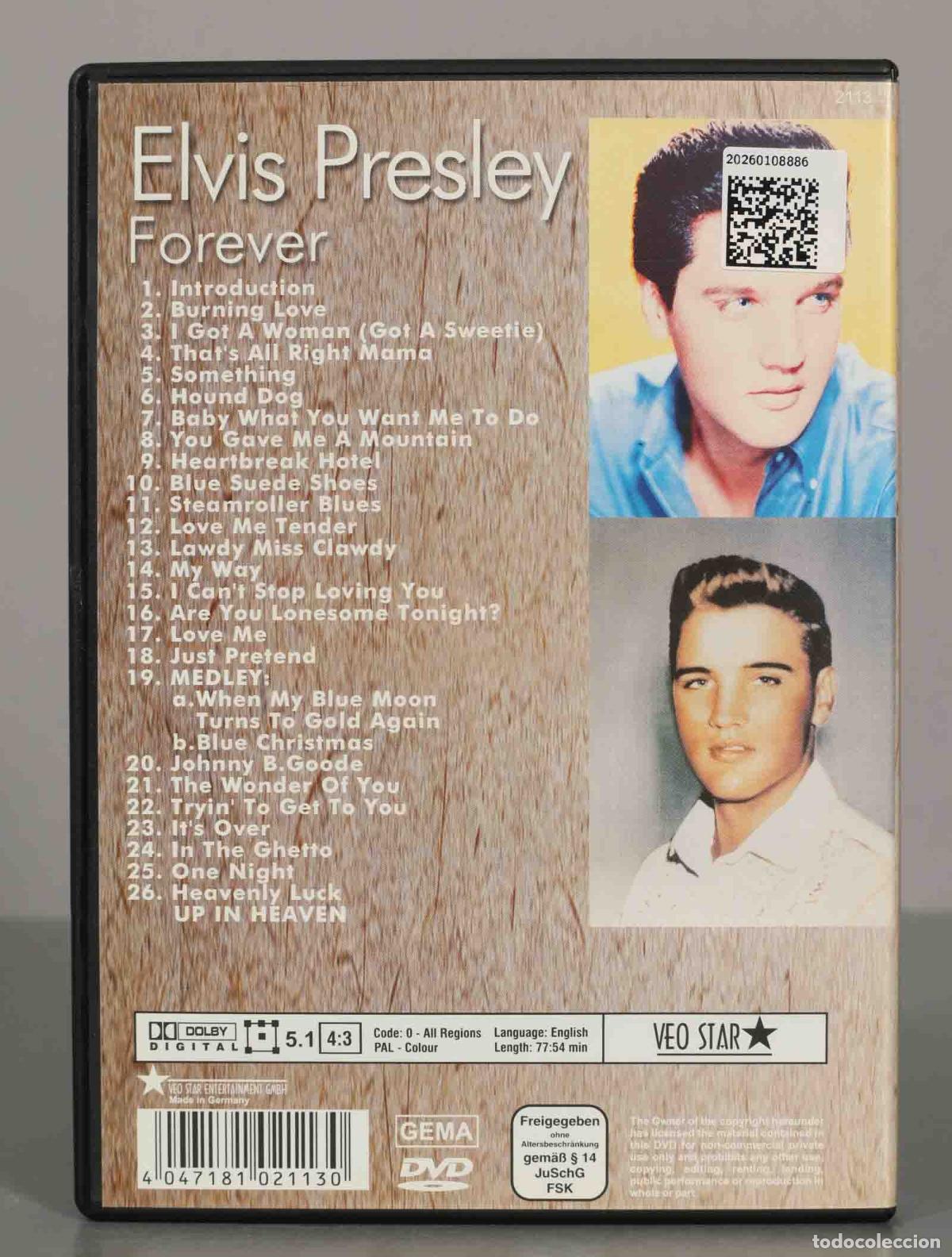 V&iacute;deos y DVD musicales: DVD. Elvis Presley. Forever. - Foto 2