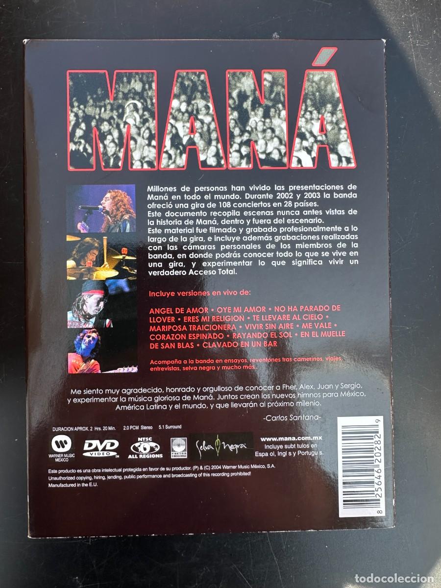 V&iacute;deos y DVD musicales: Man&aacute; - Acceso Total (DVD) - Foto 2