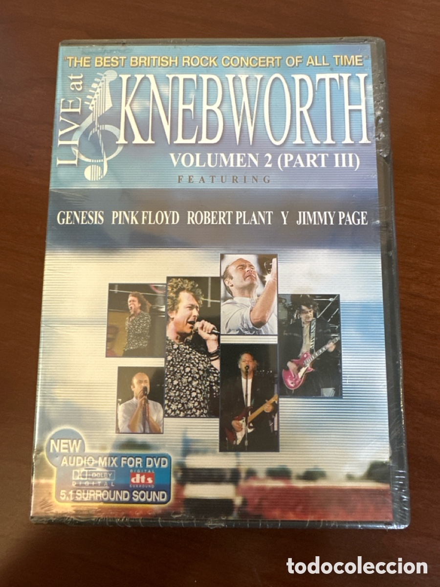 V&iacute;deos y DVD Musicales: Knebworth volume 2 (part III) Genesis, Pink Floyd, Robert Plant y Jimmy Page DVD