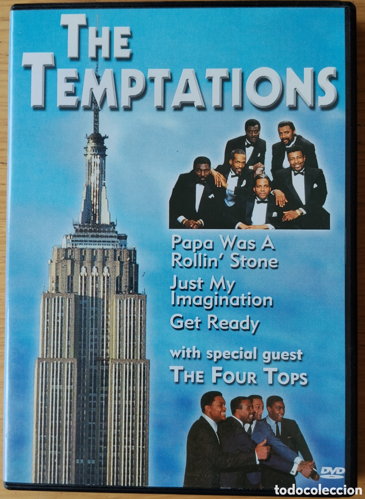 V&iacute;deos y DVD Musicales: THE TEMPTATIONS WITH SPECIAL GUEST THE FOUR TOPS : &rdquo;s/t&rdquo; DVD 2005 - SOUL - MOTOWN