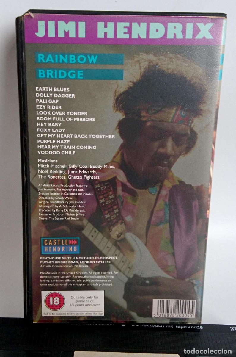 V&iacute;deos y DVD musicales: JIMI HENDRIX RAINBOW BRIDGE EN VHS - Foto 3