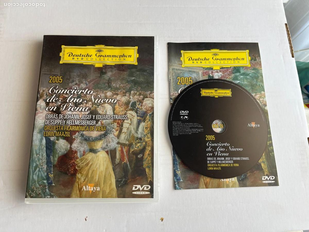V&iacute;deos y DVD Musicales: CONVIERTO A&Ntilde;O NUEVO 2005 VIENA MAAZEL DEUTSCHE GRAMMOPHON DVD MUSICAL KREATEN