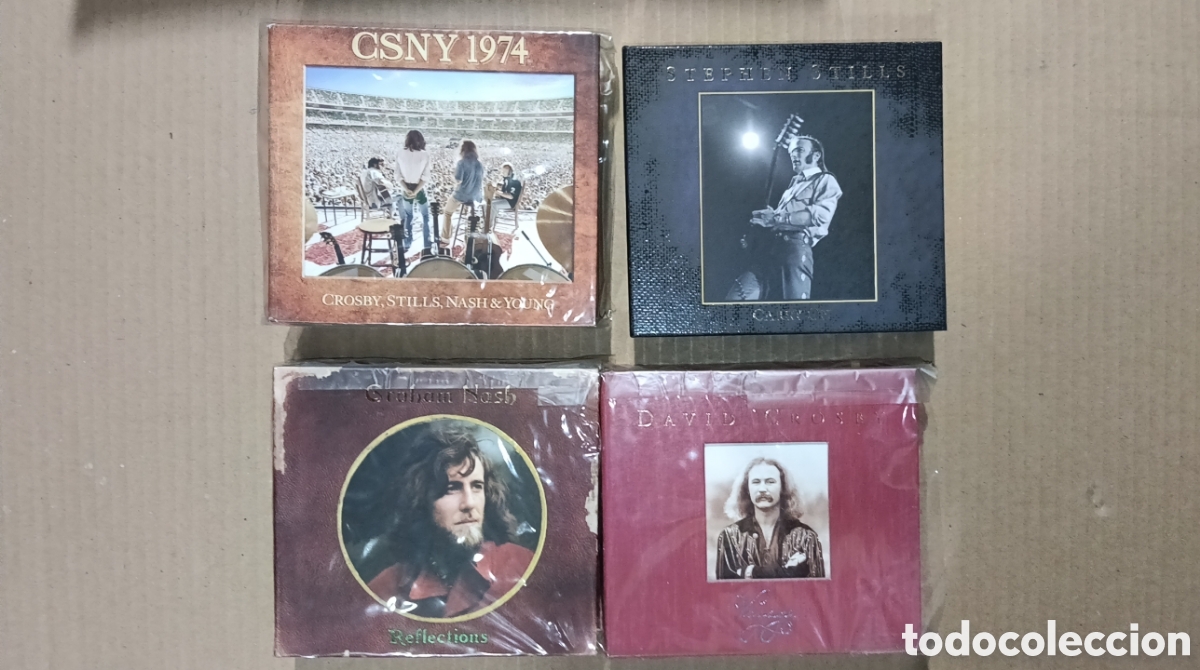 V&iacute;deos y DVD Musicales: LOTE 4 SET CD DVD LIBRETO CROSBY STILLS NASH YOUNG
