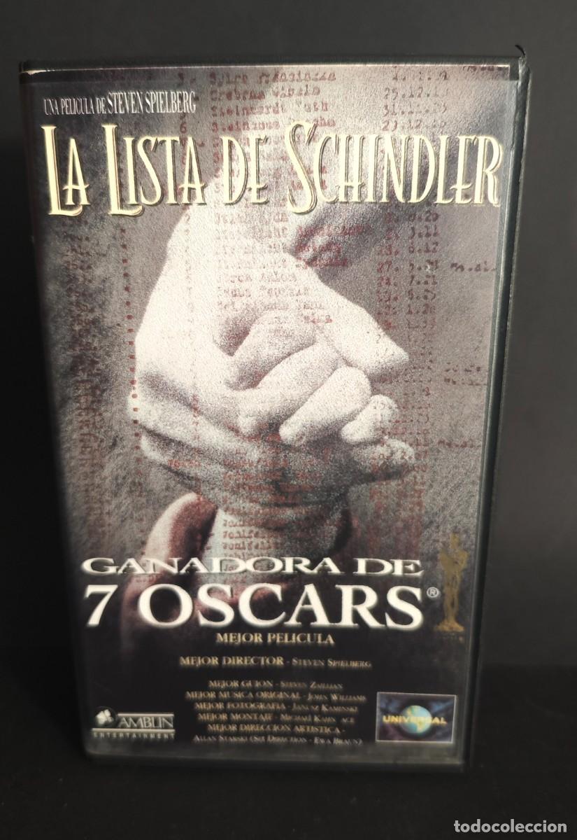 V&iacute;deos y DVD Musicales: VHS La Lista de Schindler (1993) &ndash; Edici&oacute;n Doble &ndash; Caja Pl&aacute;stico
