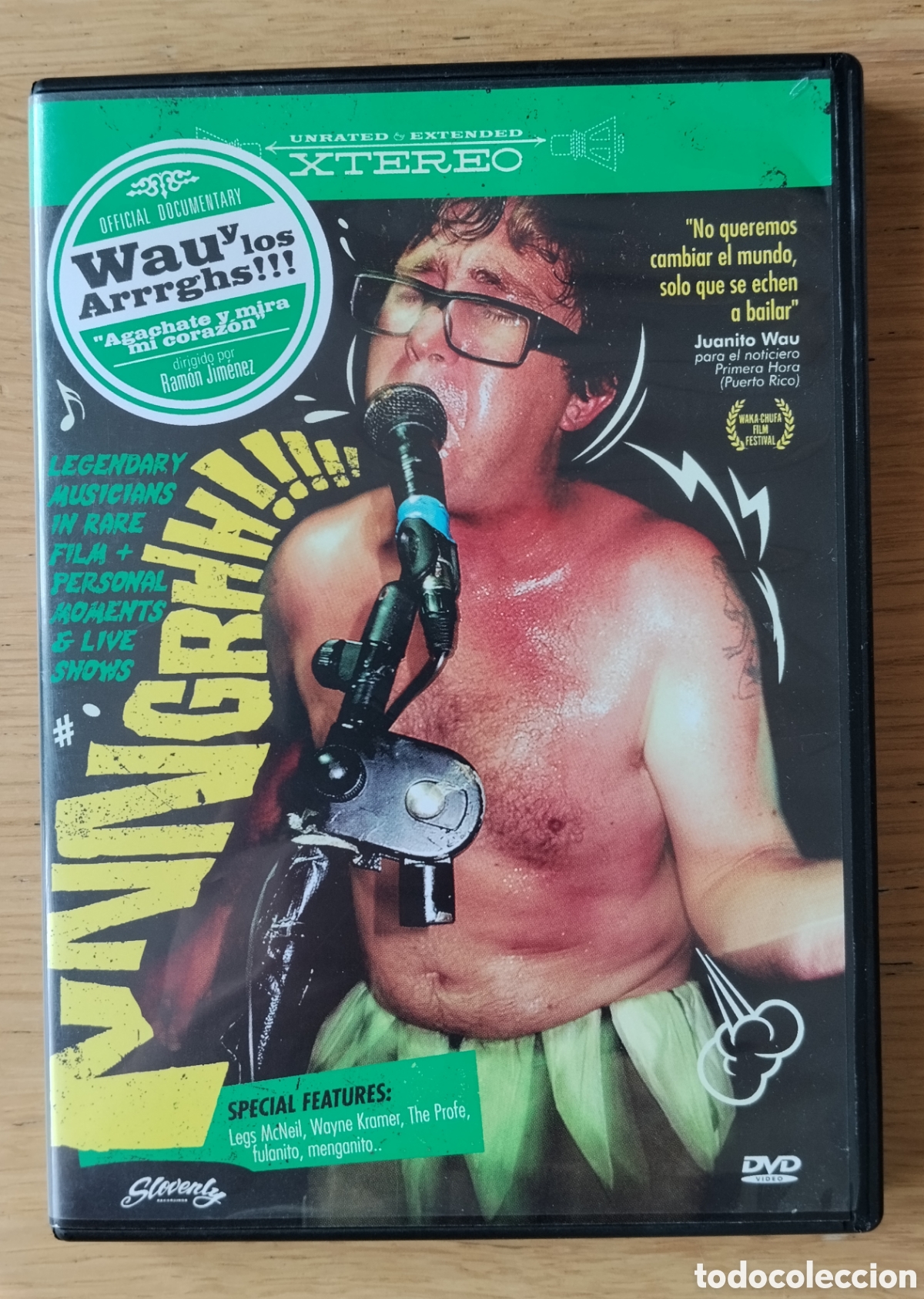 V&iacute;deos y DVD Musicales: WAU Y LOS ARRGHS !!! : &rdquo;AGACHATE Y MIRA MI CORAZ&Oacute;N&rdquo; DVD 2010 - GARAGE ROCK