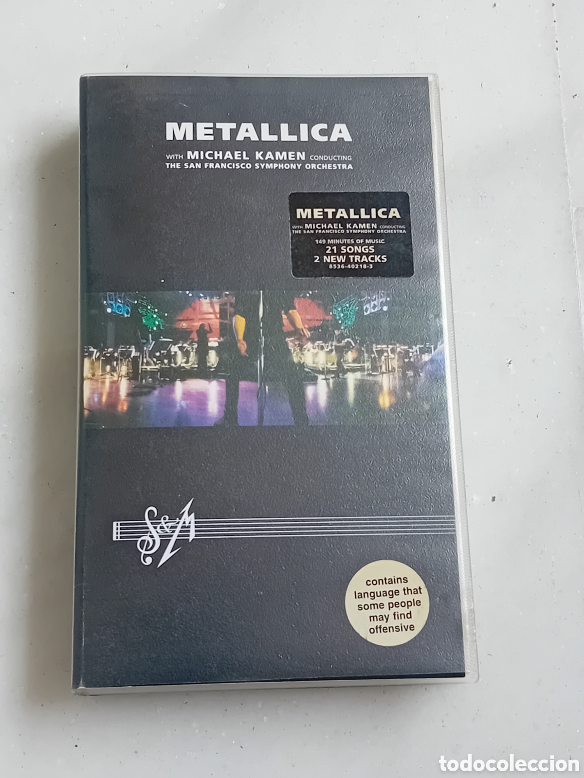 V&iacute;deos y DVD Musicales: VIDEO VHS GRUPO METALLICA. A&Ntilde;OS 90