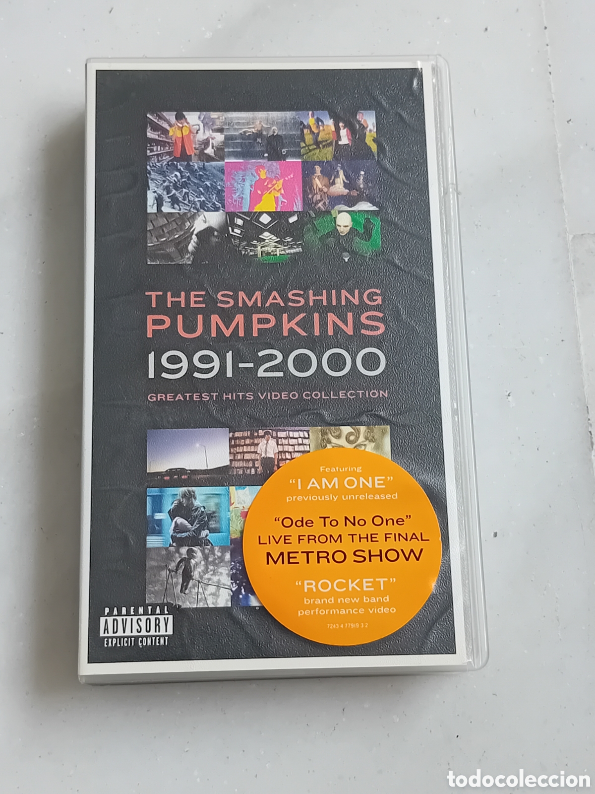 V&iacute;deos y DVD Musicales: VIDEO VHS GRUPO THE SMASUNG PUMPKINS 1091 - 2000. EN BUEN ESTADO.
