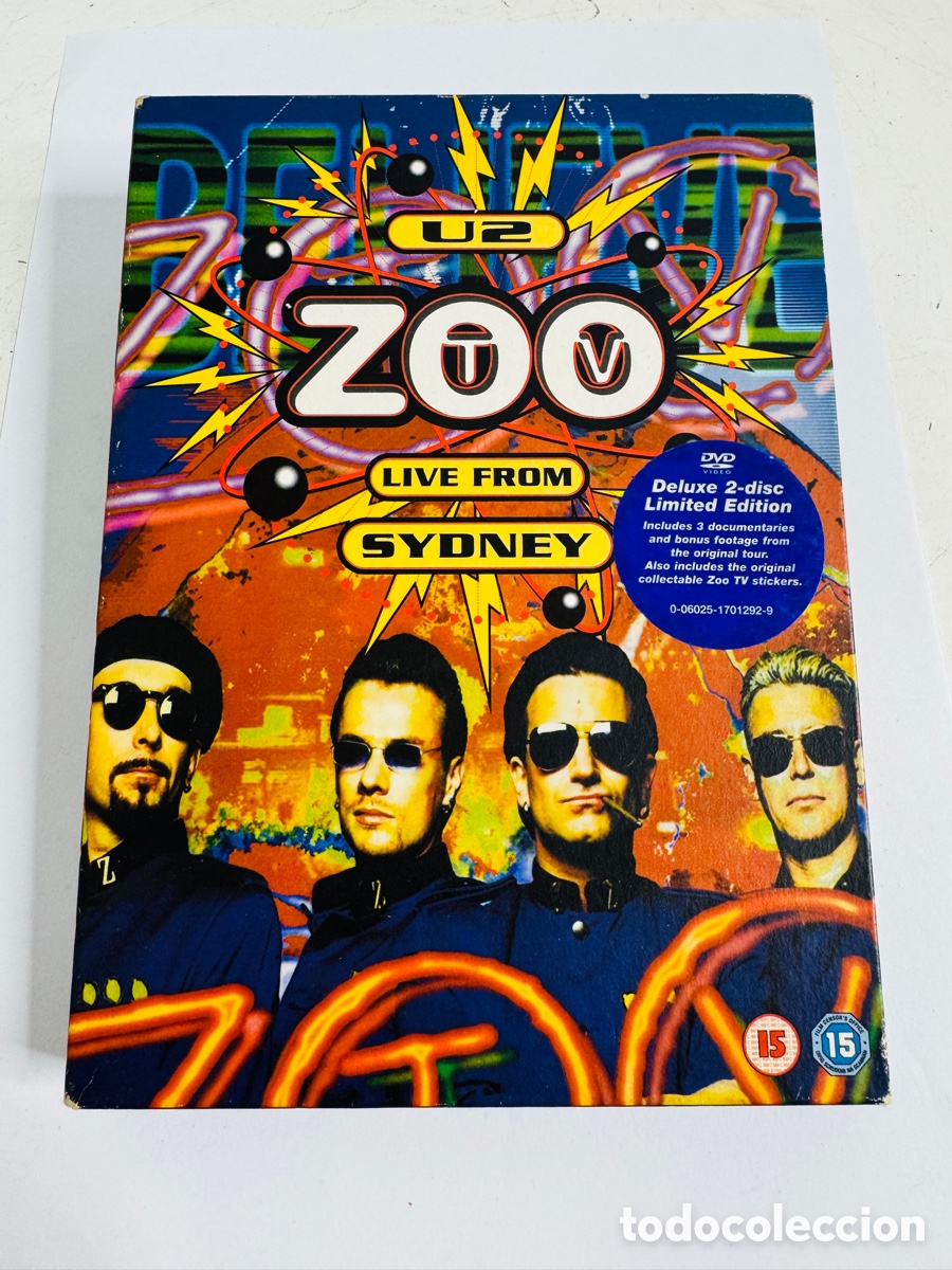 V&iacute;deos y DVD Musicales: edici&oacute;n limitada del DVD del concierto &rdquo;Zoo TV: Live from Sydney&rdquo; de la banda de rock irlandesa U2