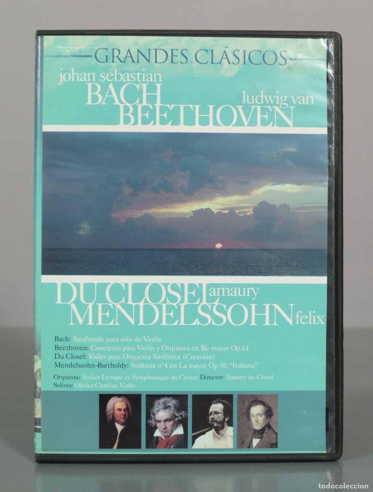 V&iacute;deos y DVD Musicales: DVD. Grandes Cl&aacute;sicos - Johan Sebastian Bach, Ludwig Van Beethoven, Amaury Du Closel, Felix Mendelss