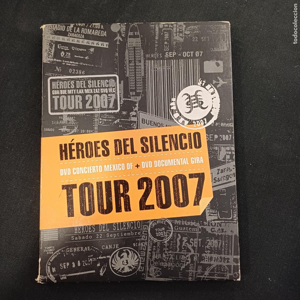 V&iacute;deos y DVD Musicales: HEROES DEL SILENCIO/TOUR 2007 MEXICO/DVD 2 DISCOS.