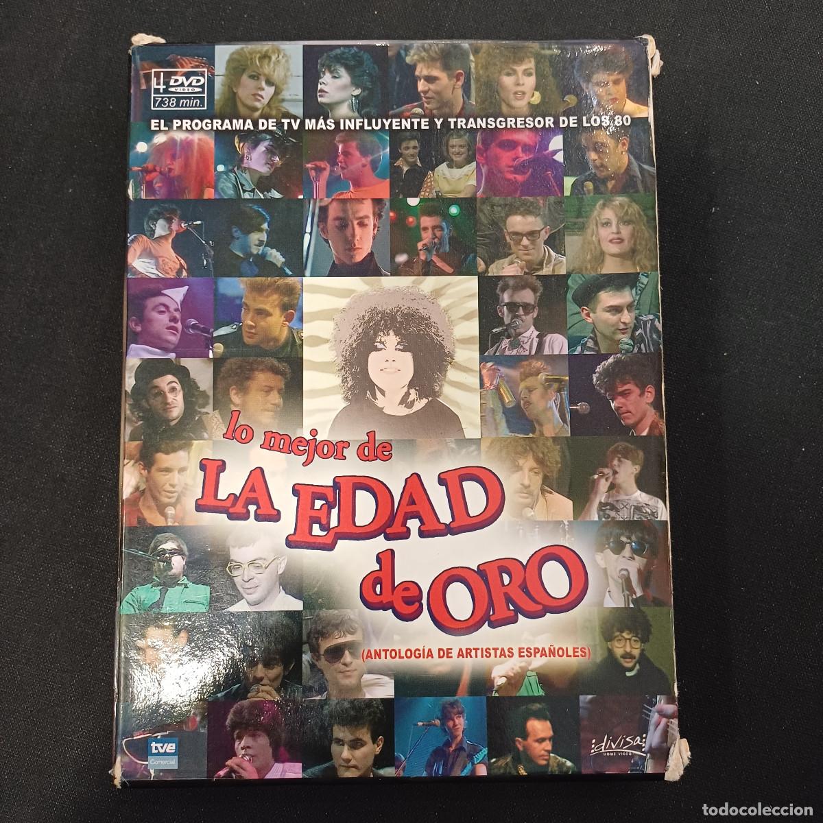V&iacute;deos y DVD Musicales: LO MEJOR DE LA EDAD DE ORO/DVD 4 DISCOS