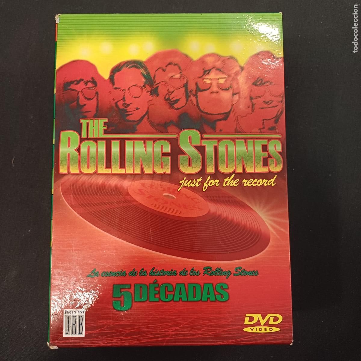 V&iacute;deos y DVD Musicales: THE ROLLING STONES/JUST FOR THE RECORD/DVD 4 DISCOS.