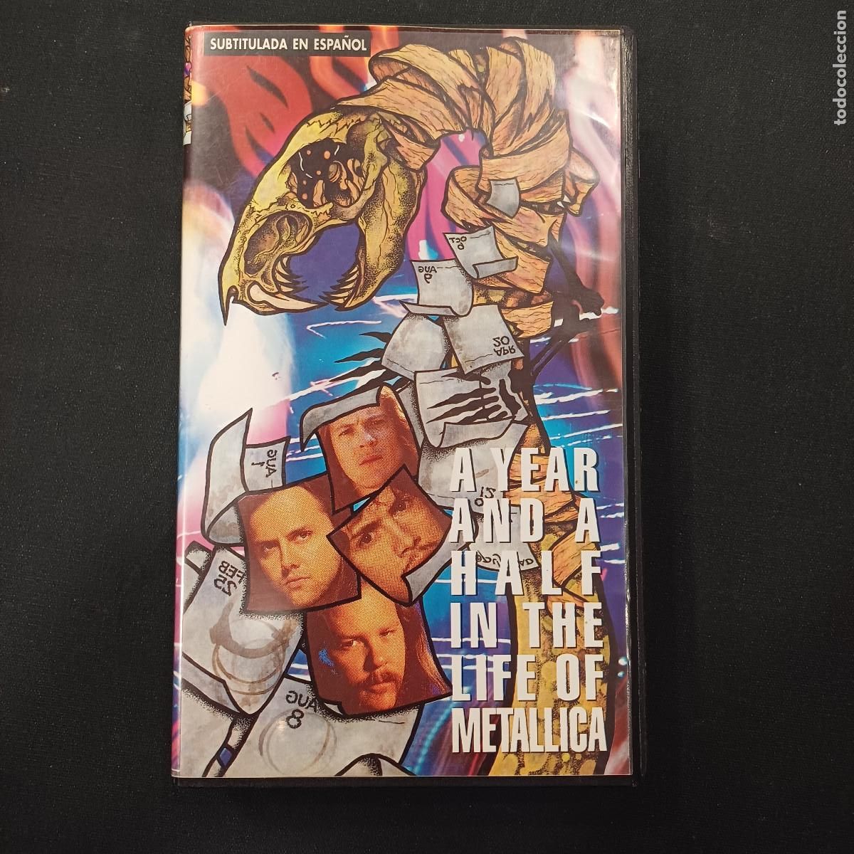 V&iacute;deos y DVD Musicales: METALLICA/ AYEAR AND A HALF IN THE LIFE OF METALLICA/VHS METAL.