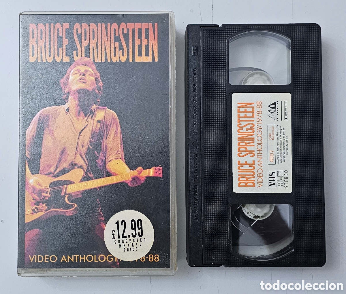 V&iacute;deos y DVD Musicales: VHS BRUCE SPRINGSTEEN - Video Anthology 1978-88 (UK - CBS - 1989) EDICION INGLESA IMPORT