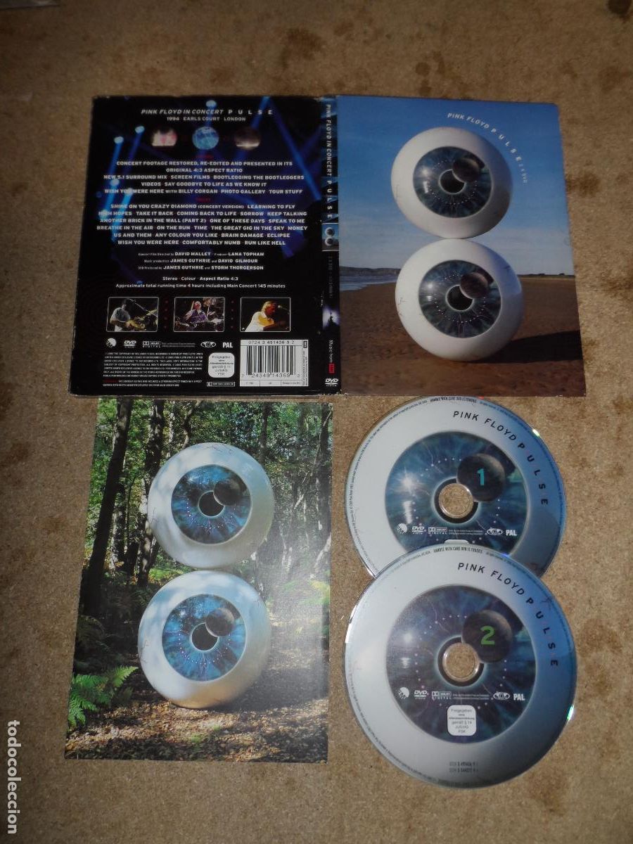 V&iacute;deos y DVD Musicales: Pink Floyd &ndash; Pulse - DOBLE DVD