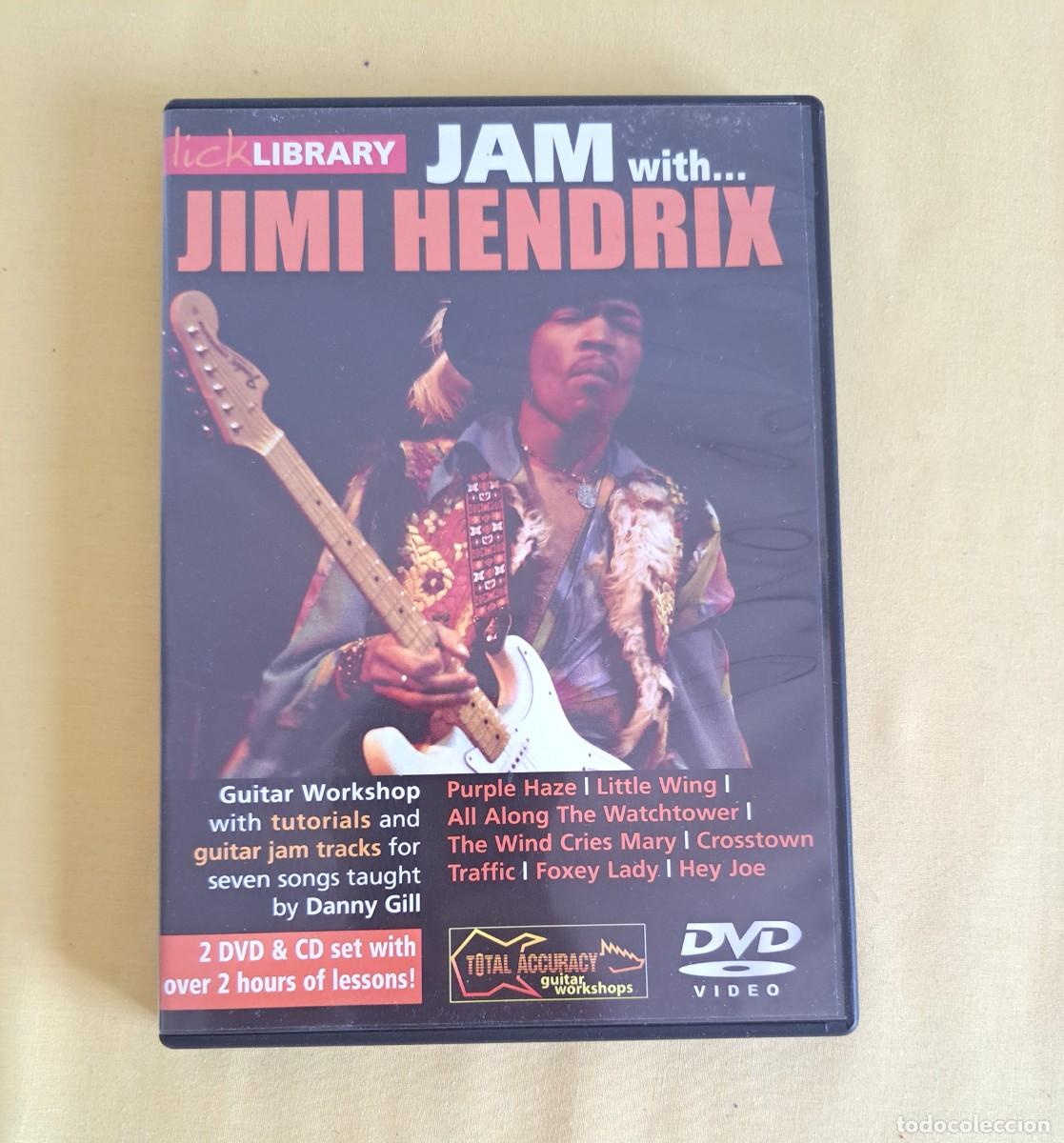 V&iacute;deos y DVD Musicales: JIMI HENDRIX - JAM WITH... - LICK LIBRARY - DOBLE DVD
