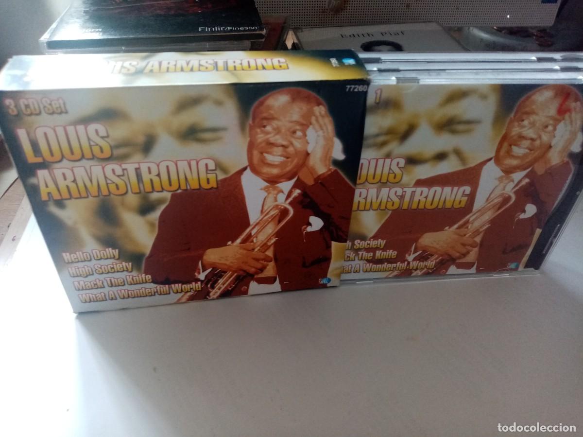 V&iacute;deos y DVD Musicales: 3 CD. LOUIS ARMSTRONG CON HELLO DOLLY Y OTROS