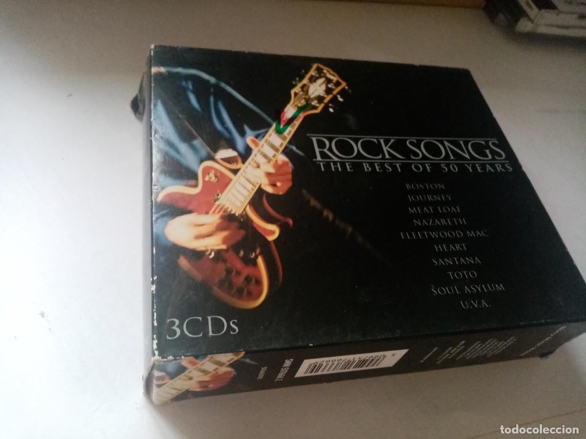 V&iacute;deos y DVD Musicales: 3 CD. ROCK SONGS THE BEST OF 50 YEARS