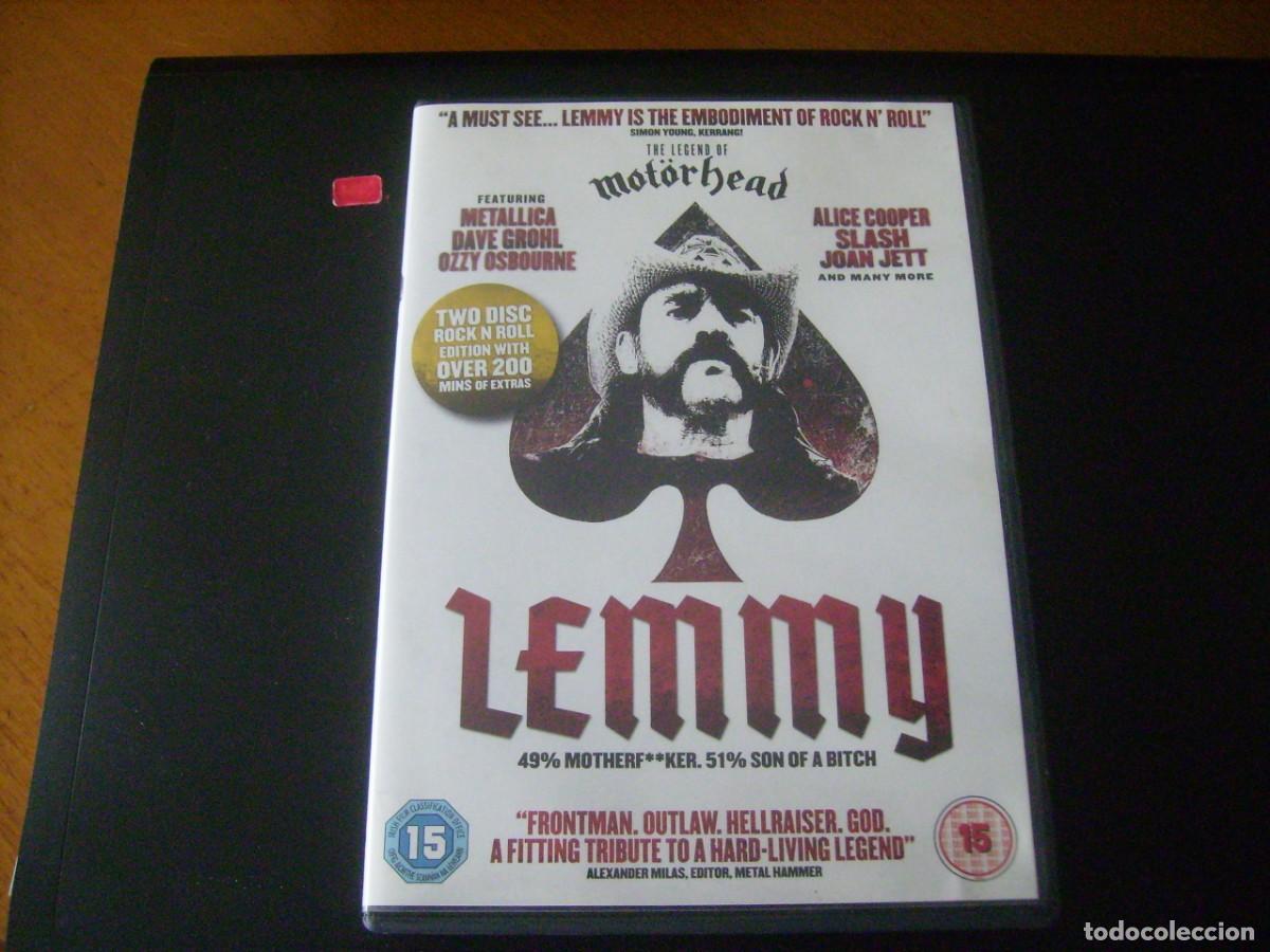 V&iacute;deos y DVD Musicales: Lemmy. La leyenda de Mot&ouml;rhead. Metallica, Slash, Ozzy, 2 DISCOS DVD