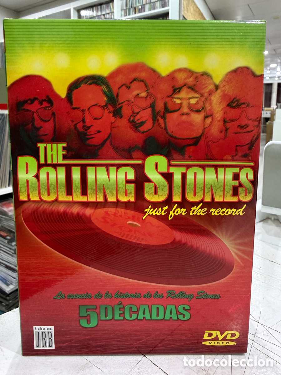 V&iacute;deos y DVD Musicales: The Rolling Stones - Just For The Record 5 Decadas (4xDVD)