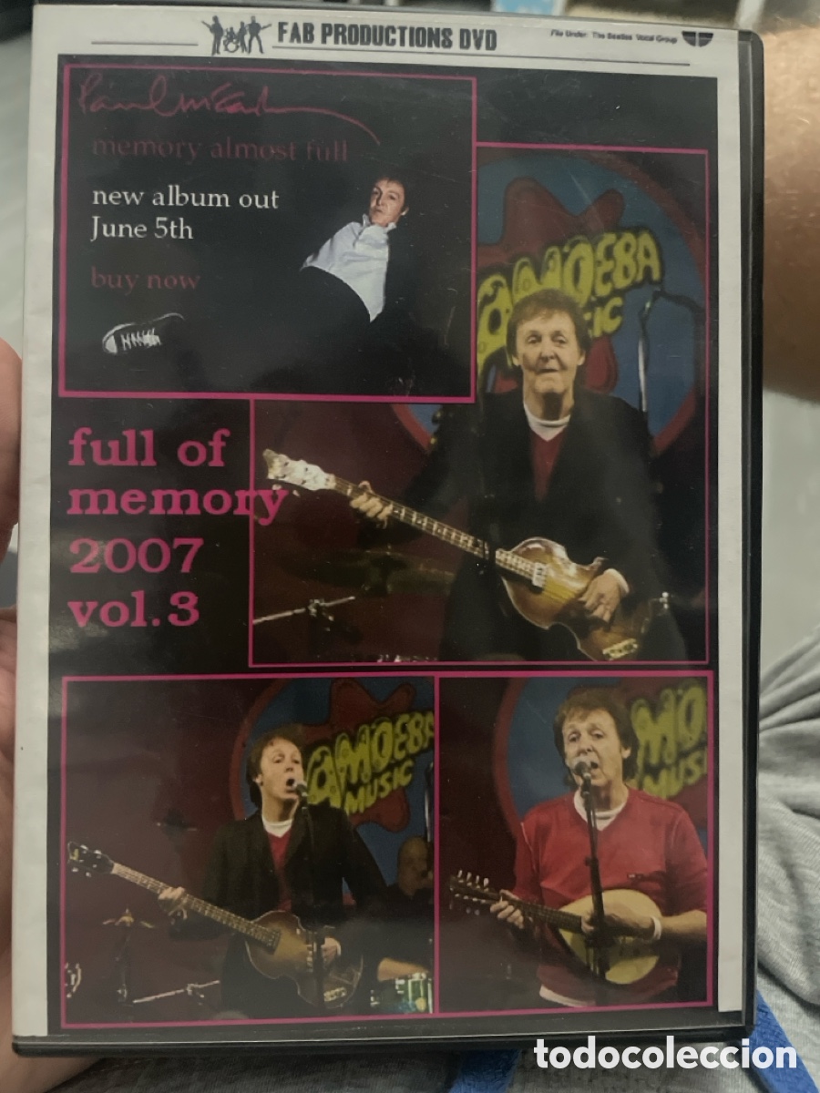 V&iacute;deos y DVD Musicales: Paul McCartney Full of Memory vol.3 DVD