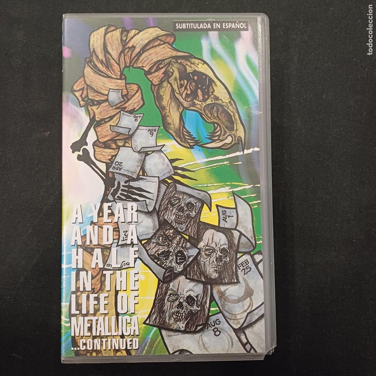 V&iacute;deos y DVD Musicales: METALLICA/A YEAR AND A HALF IN THE LIFE OF.....CONTINUES PART 2/VHS METAL.
