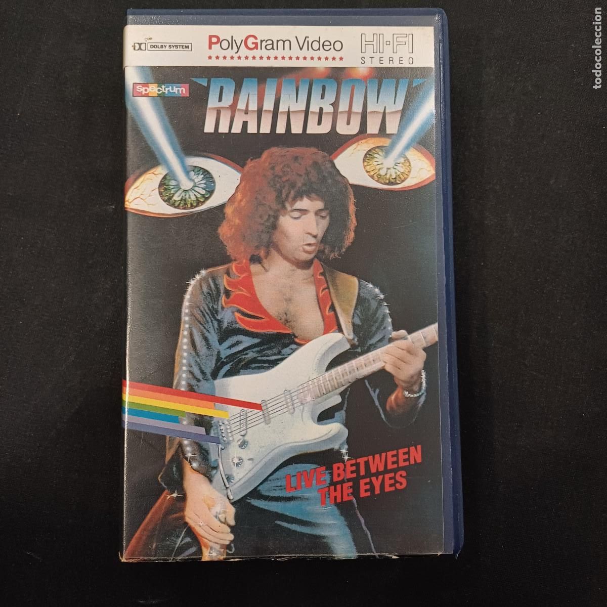 V&iacute;deos y DVD Musicales: RAINBOW/LIVE BETWEEN THE EYES/VHS METAL.