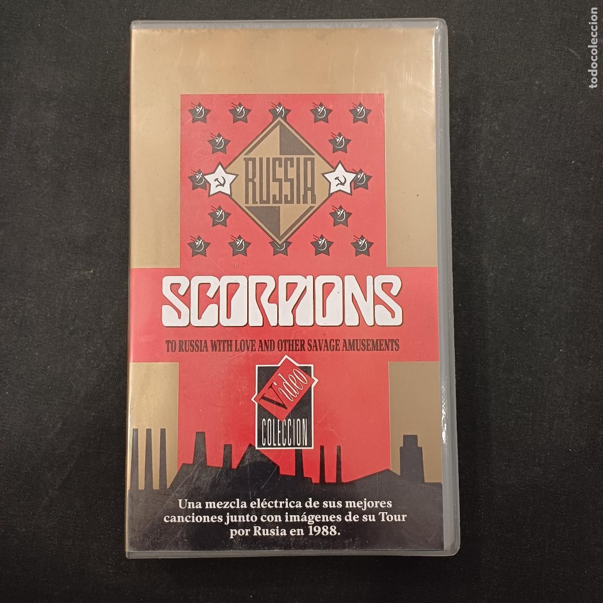 V&iacute;deos y DVD Musicales: SCORPIONS/TO RUSSIA WITH LOVE/VHS METAL.