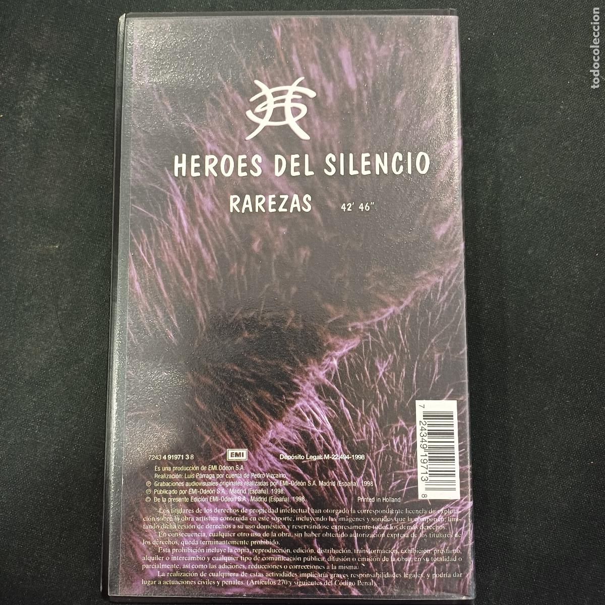 V&iacute;deos y DVD musicales: HEROES DEL SILENCIO/RAREZAS/VHS. - Foto 3