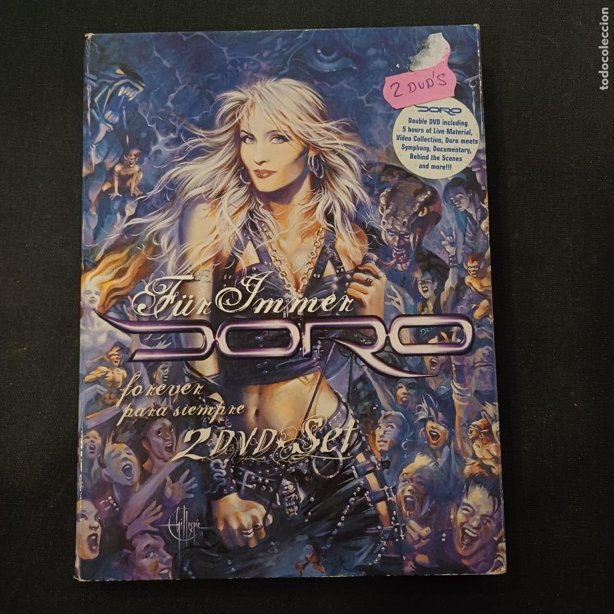 V&iacute;deos y DVD Musicales: DORO/FUR IMMER-FOREVER PARA SIEMPRE DVD 2 DISCOS METAL.