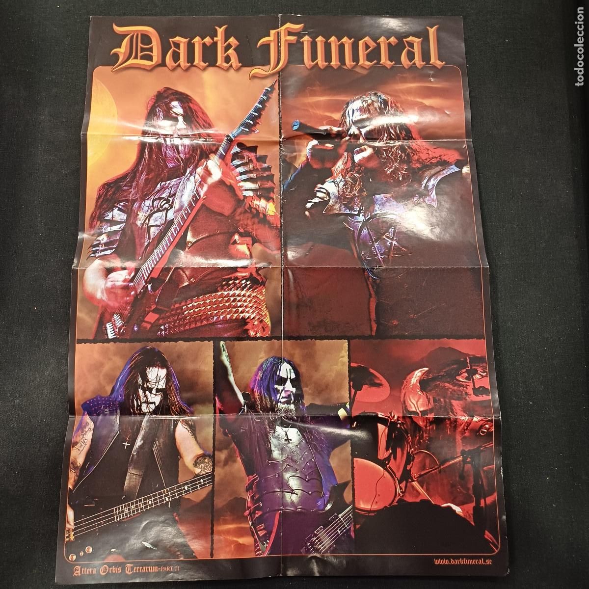 V&iacute;deos y DVD Musicales: DARK FUNERAL/ATTERA ORBIS TERRARUM PART II/DVD 2 DISCOS+ POSTER+LIBRETO METAL.