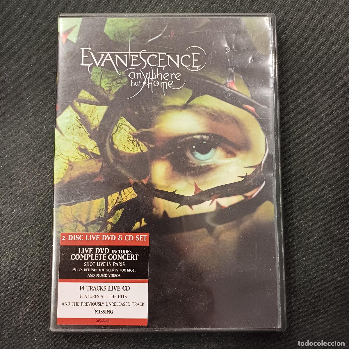 V&iacute;deos y DVD Musicales: EVENESCENCE/ANYWHERE BUT HOME/DVD+CD METAL.