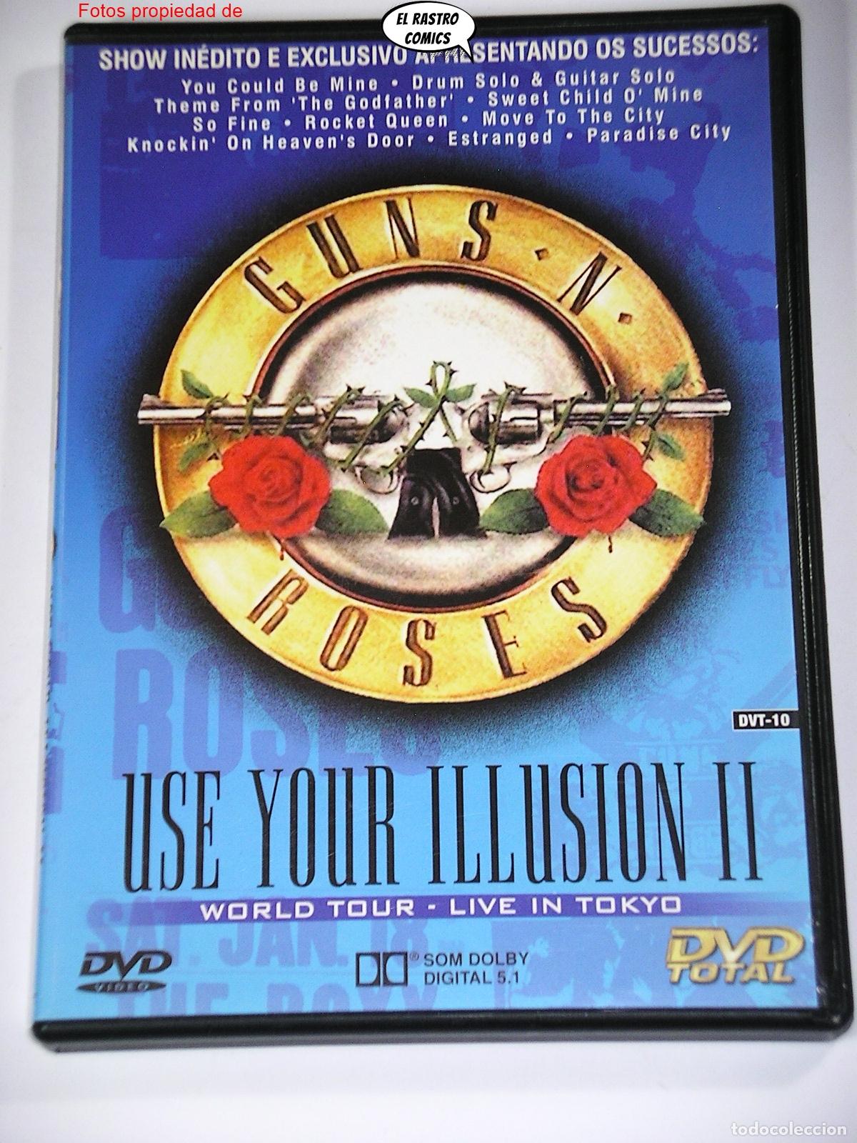 V&iacute;deos y DVD Musicales: Guns n Roses, Use your illusion II, World tor, Live in Tokyo 1992 , DVD, D8