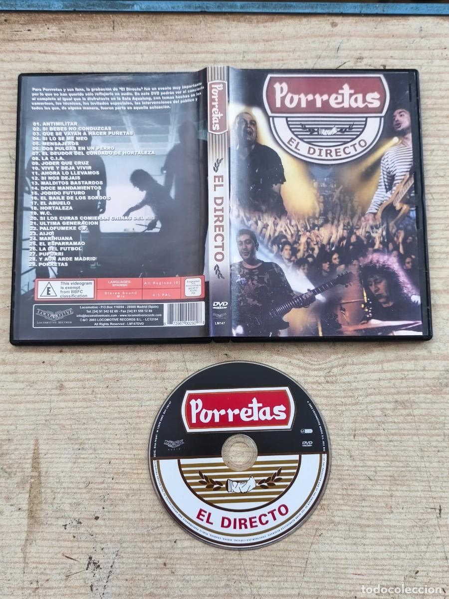V&iacute;deos y DVD Musicales: Porretas - El Directo DVD