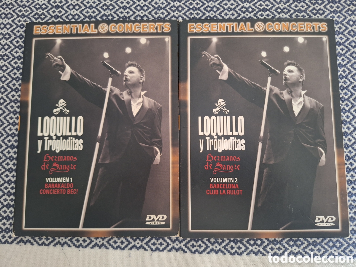 V&iacute;deos y DVD Musicales: 2 DVD LOQUILLO TROGLODITAS HERMANOS DE SANGRE ESSENTIAL CONCERTS VOL 1 Y 2