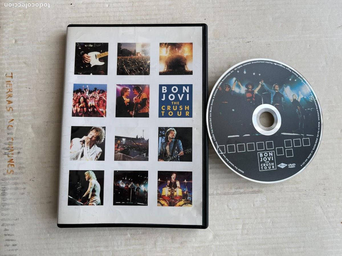 V&iacute;deos y DVD Musicales: BON JOVI THE CRUSH TOUR - DVD MUSICAL KREATEN