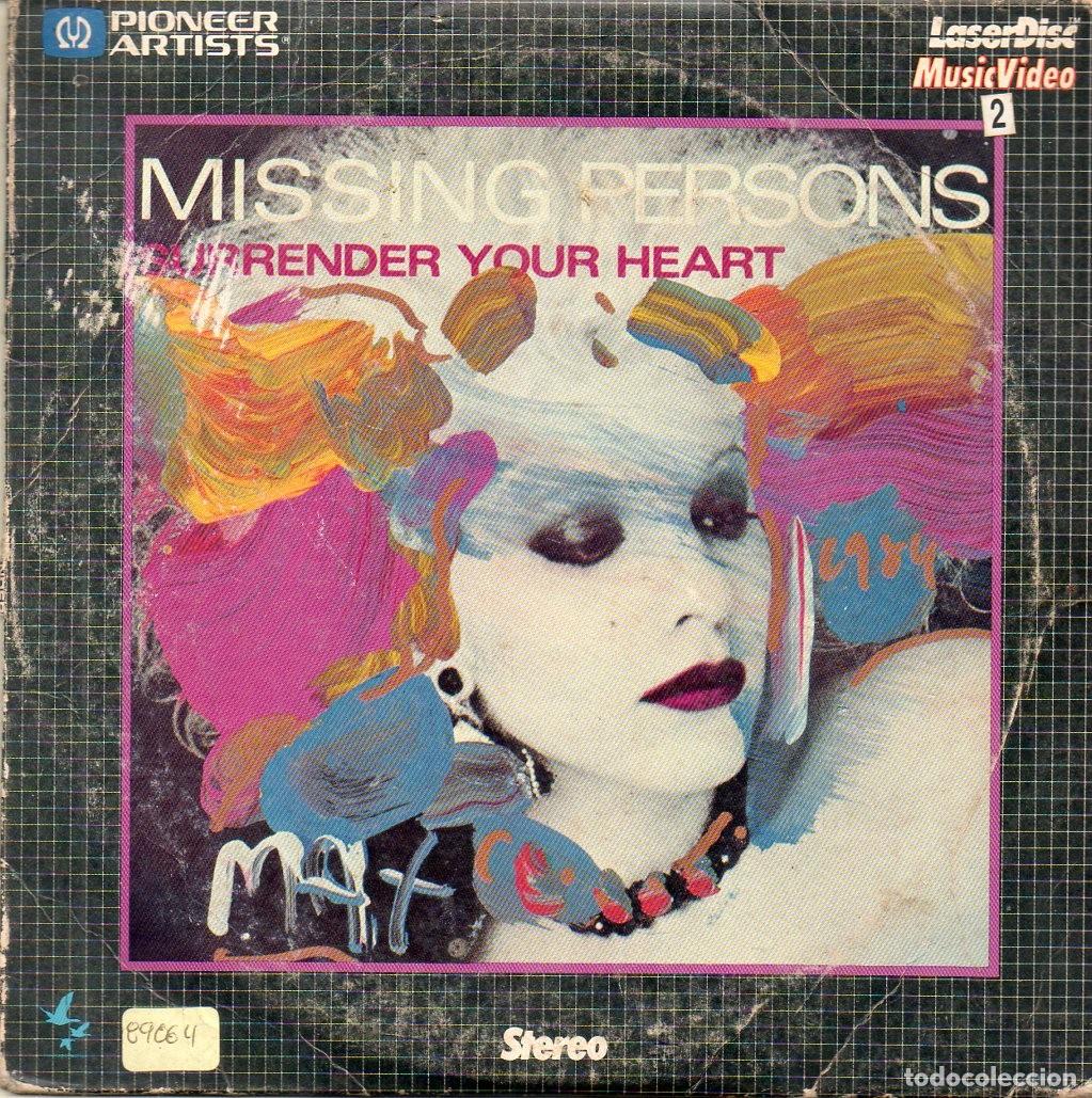 Video e DVD Musicali: LASERDISC DISCO LASER DISC MISSING PERSONS SURRENDER YOUR HEART SISTEMA NTSC