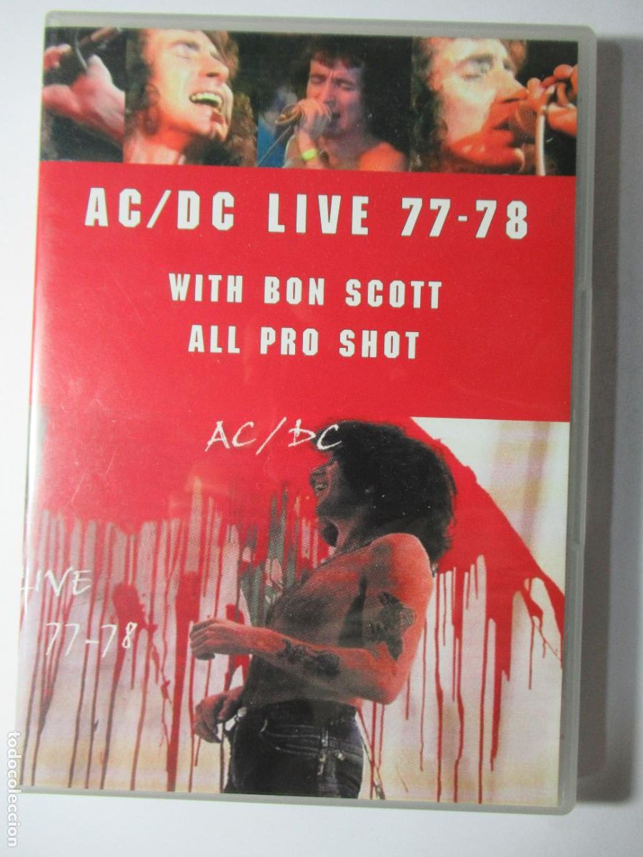 V&iacute;deos y DVD Musicales: AC/DC - Live 77-78 - with Bon Scott - DVD